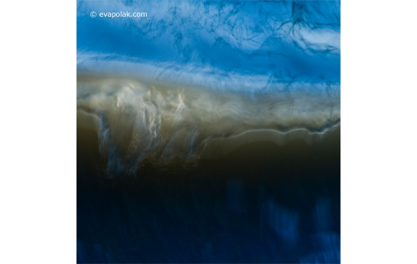 Sculptured by tide abstract water